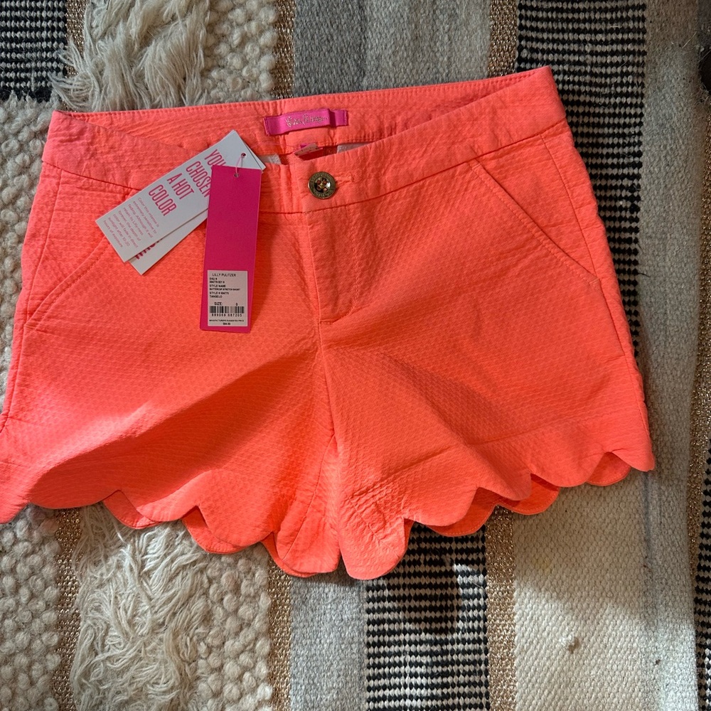 Lilly Pulitzer Coral Women Shorts
